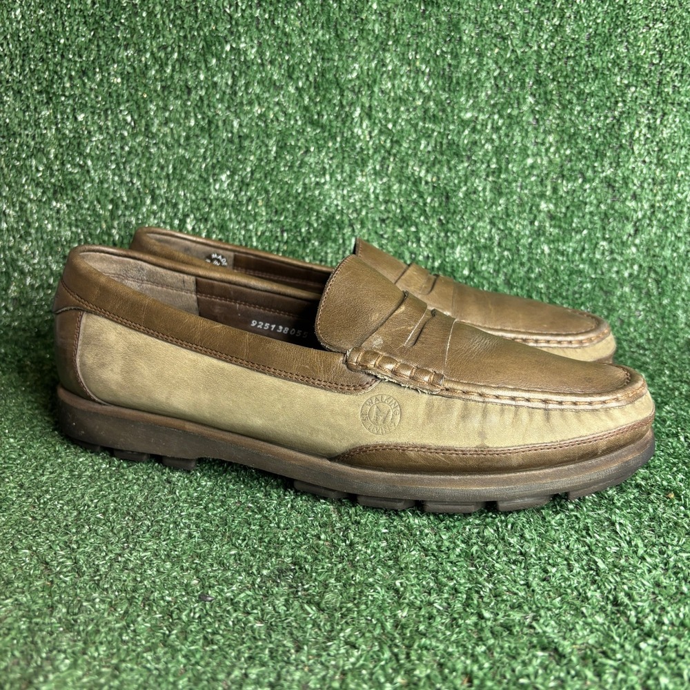 Mephisto Ralyx Leather Suede Penny Loafers Walking Comfort Shoes Brown Mens 11